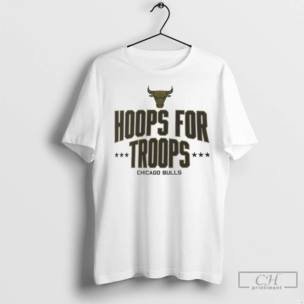 Premium Chicago Bulls Hoops For Troops