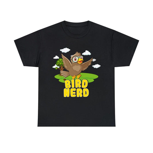 Bird Nerd Birding Graphic Tee Shirt, S-5XL