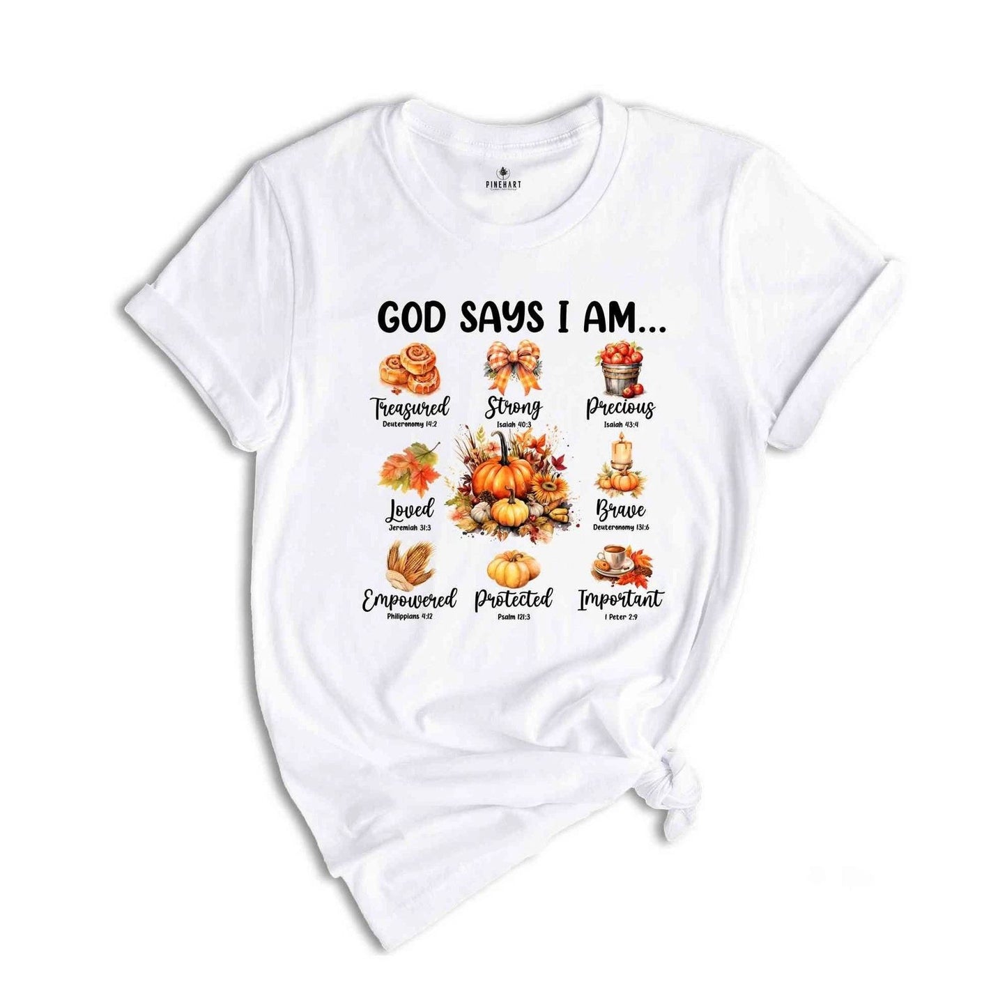 God Says I Am Shirt, Cute Fall Shirt, Fall Vibes Shirt, Halloween Shirt, Religio