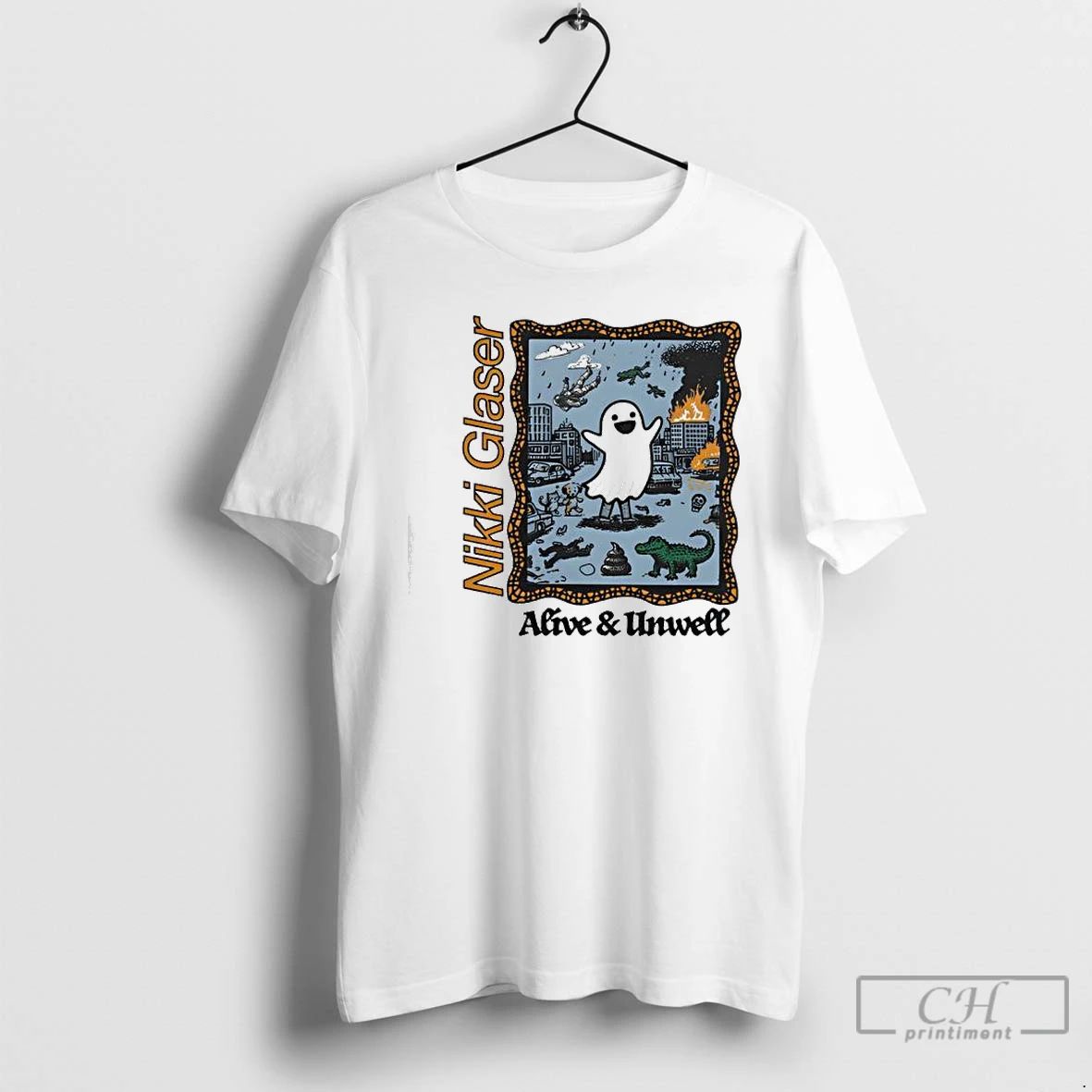 Premium Ghost Nikki Glaser Alive And Unwell T Shirts