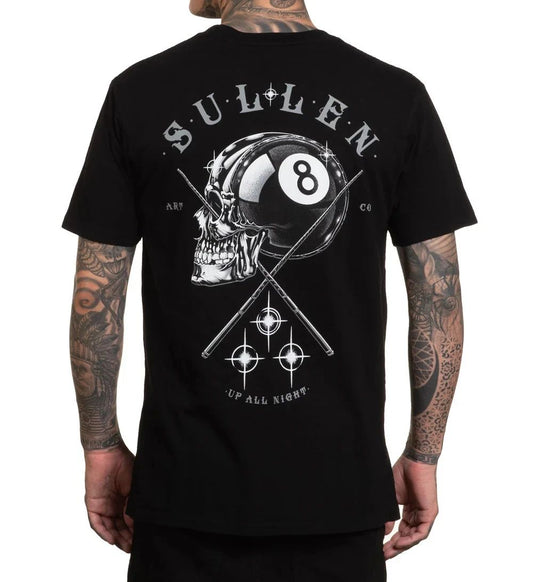Sullen Art Collective True Artist Pin Up Tattoo Men's Premium Tee TRAGIC 8BALL
