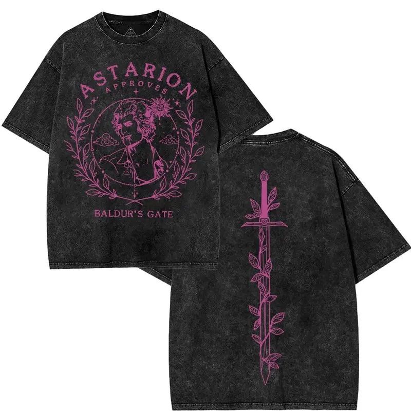 ASTARION Baldur's Gate 3 Graphic Tee Streetwear T-Shirt