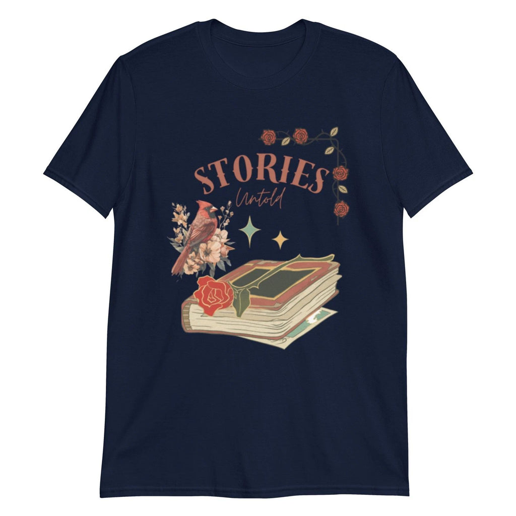 Vintage floral books stories urban Unisex T-Shirt