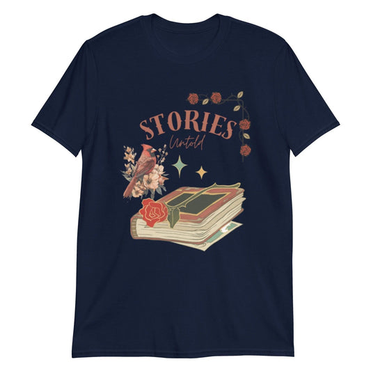 Vintage floral books stories urban Unisex T-Shirt