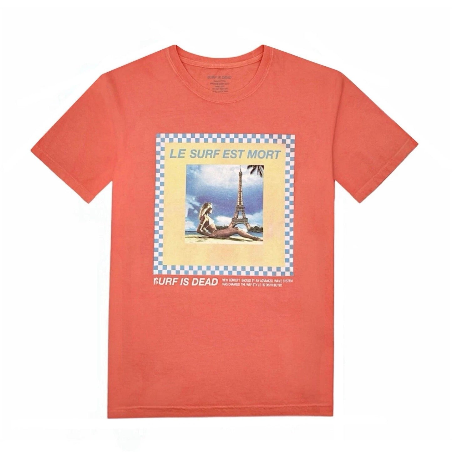 SURF IS DEAD Men's Le Surf Est Mort S/S T-Shirt Retail: $78