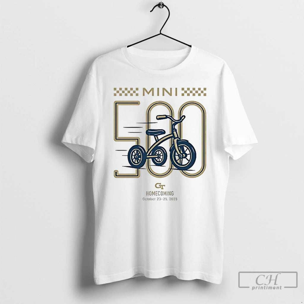 Premium Georgia Tech Mini 500 Homecoming 2025 T Shirts