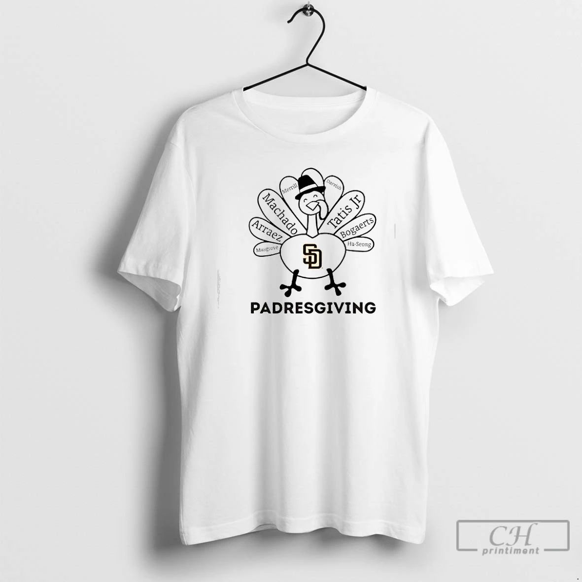Premium Thanksgiving With San Diego Padres Heroes T Shirts