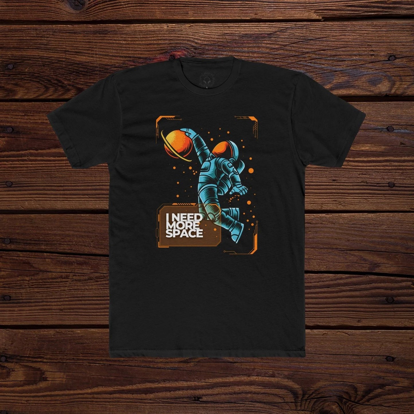 Galactic Cool Cotton Crew Tee, I Need Space T-shirt, Presents for Him,