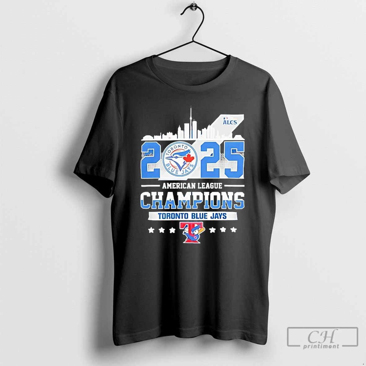 Classic Toronto Blue Jays 2025 American League Champions Skyline T Shirts