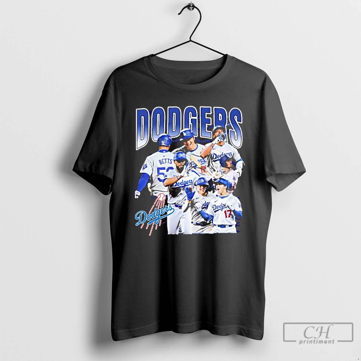 Premium Los Angeles Dodgers Team Player T Shirts