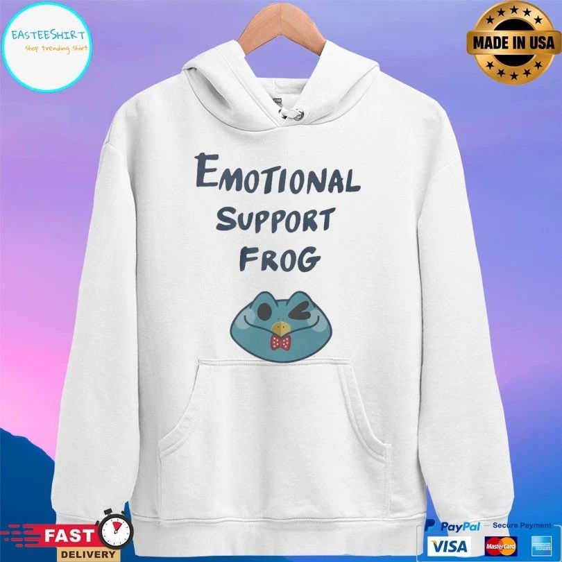 Emotional Support Frog Fizzarolli Cartoon T-shirt