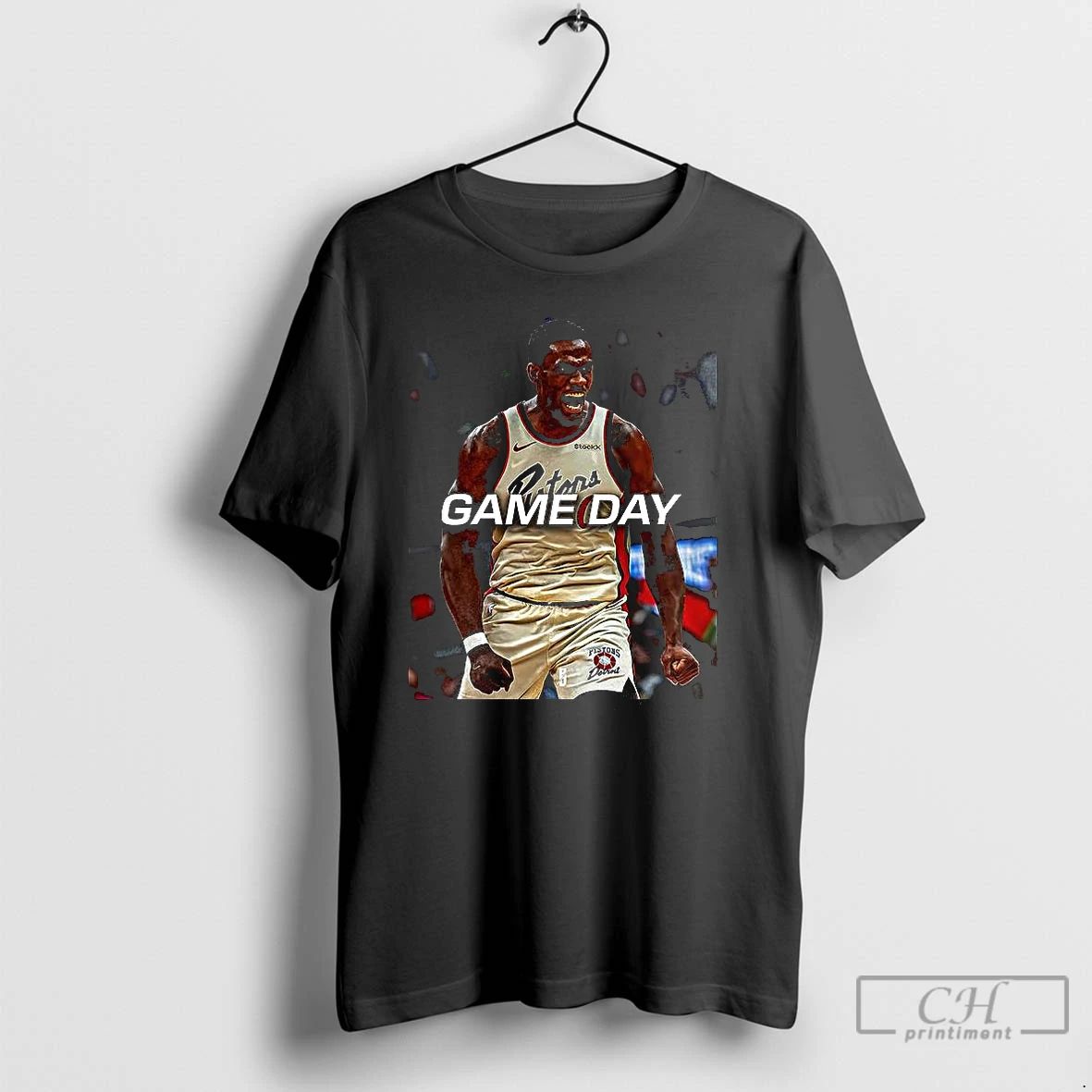 Classic Jalen Duren Detroit Pistons Basketball Game Day T Shirts