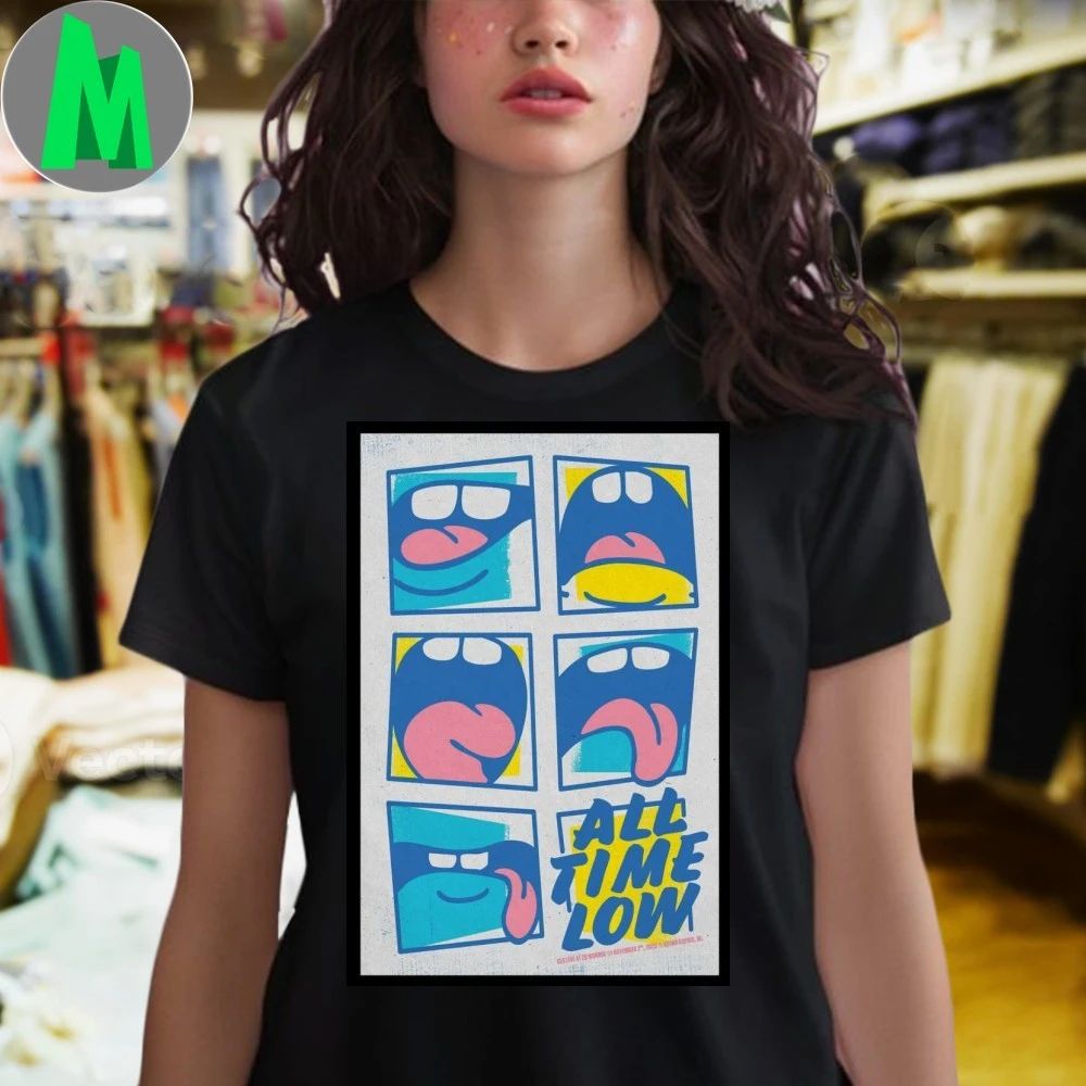All Time Low Grand Rapids, Michigan Poster Shirt