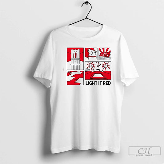 Classic Nc State Wolfpack Light It Red T Shirts