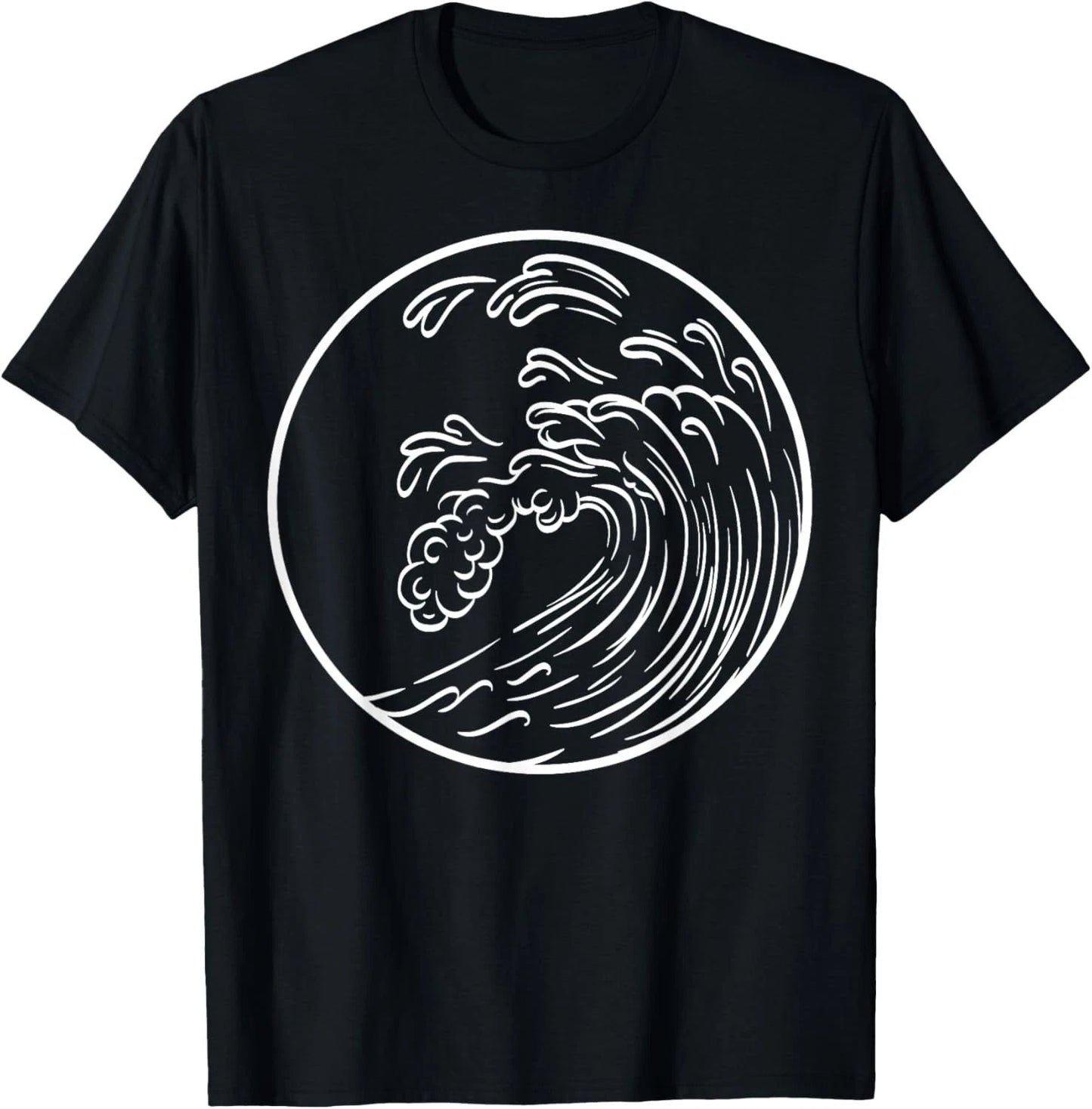 Women's Casual The Great Wave Off Surfing Tshirt T-Shirt