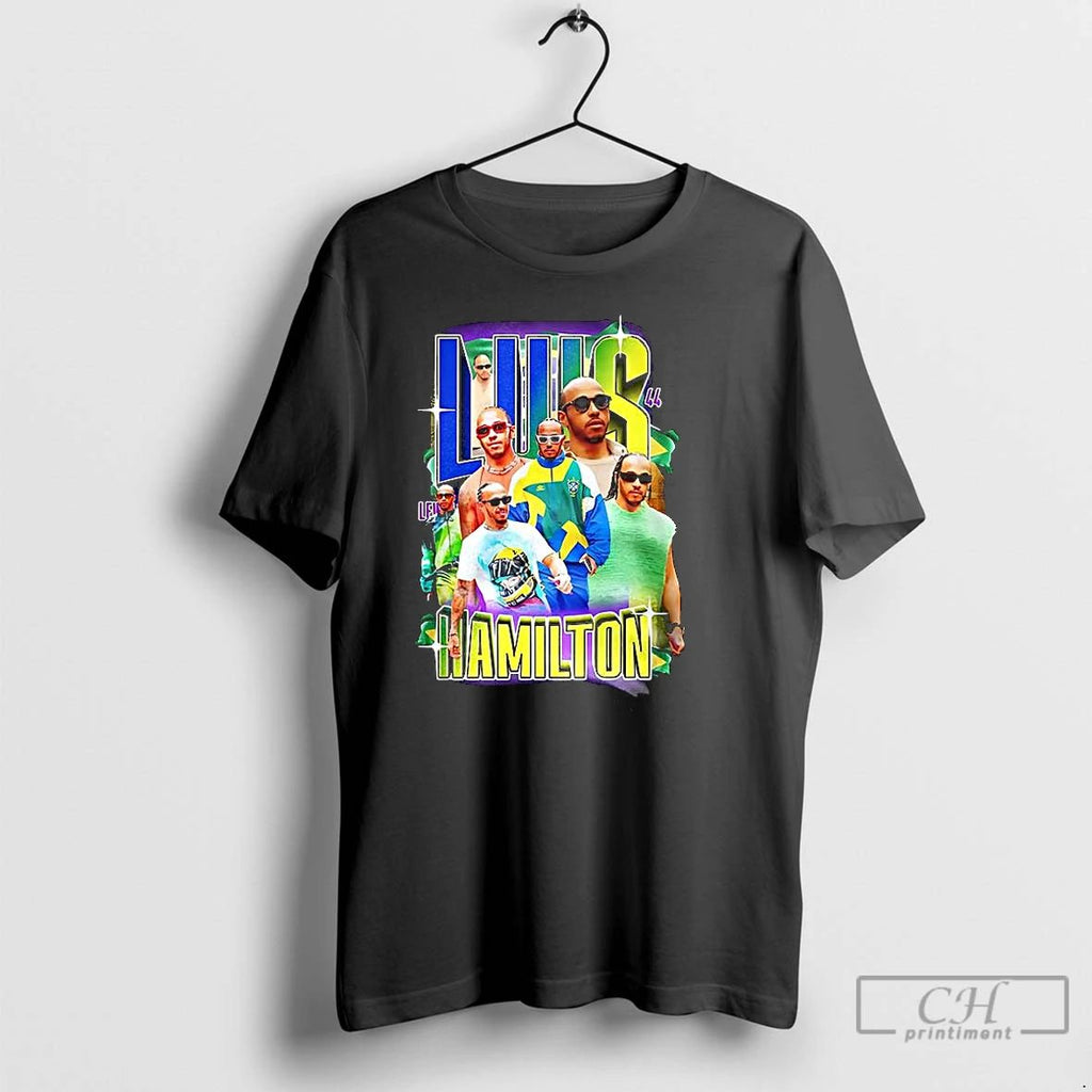 Premium Luis Lewis Hamilton Scuderia Ferrari F1 Brazil T Shirts