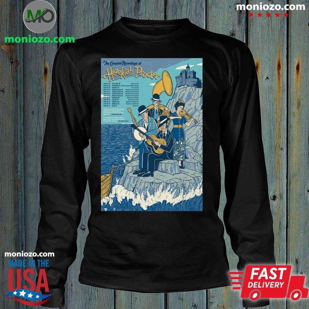 Hezekiah Procter Scottish and Irish Tour 2026 Poster Shirt