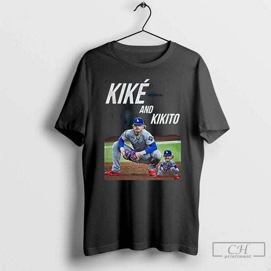 Classic Hernandez Kike And Kikito Dodgers Photo T Shirts