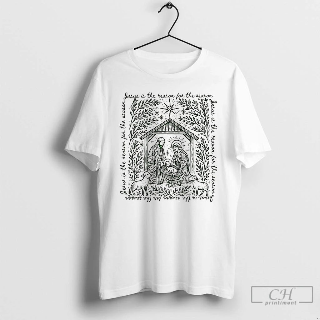 Premium Jesus Is The Reason For The Season Christian Christmas T Shirts