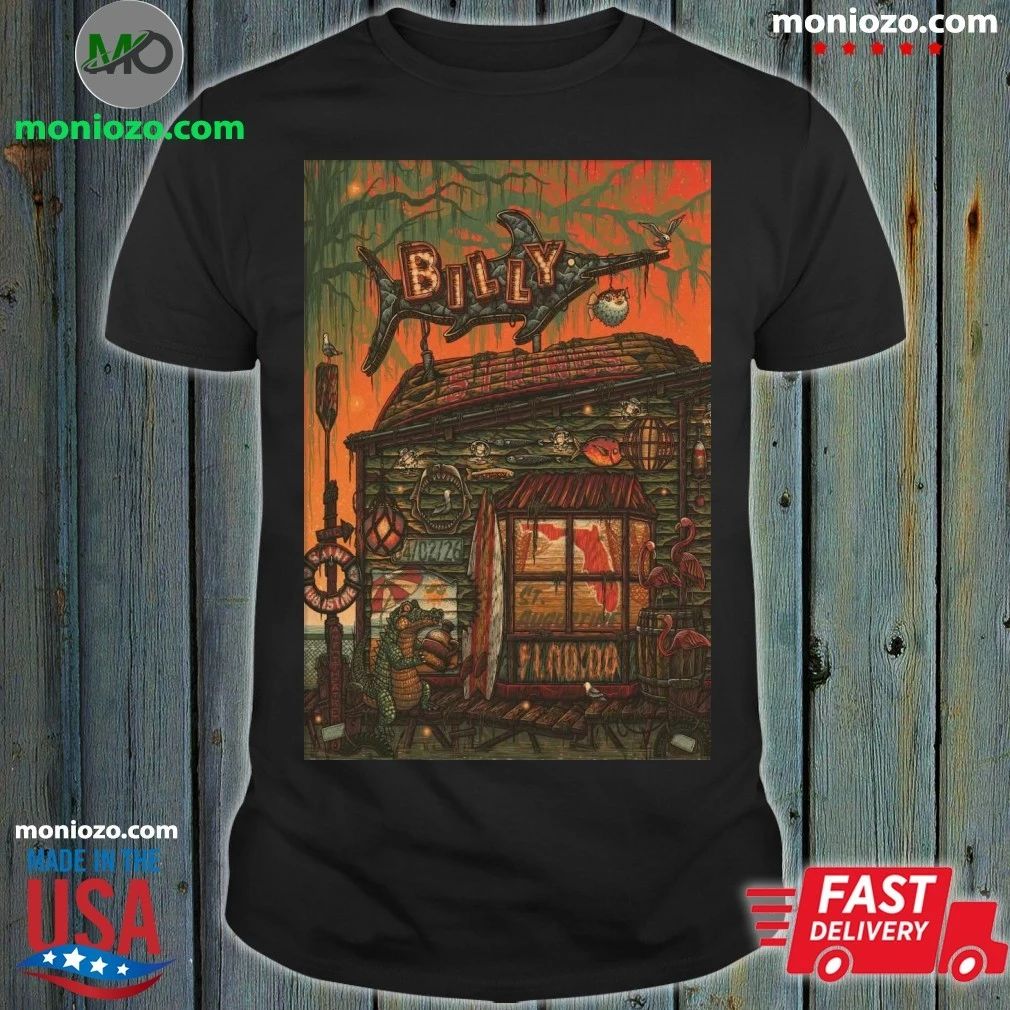 Billy Strings April 2 2026 The St. Augustine Amphitheatre FL Tour Poster Graphic T-Shirt