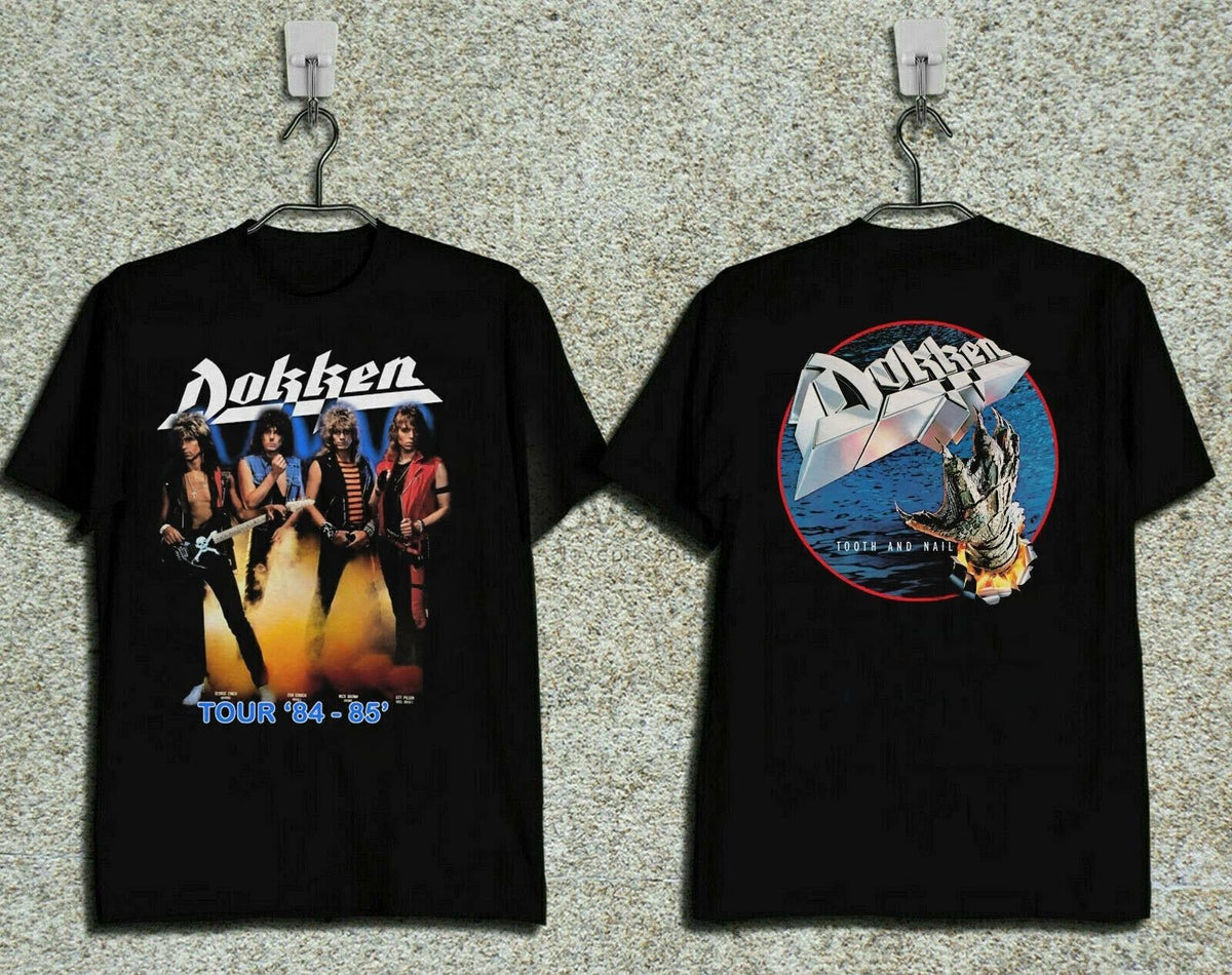 DOKKEN TOOTH & NAIL 1984 - 85 TOUR CONCERT TOP GILDAN T SHIRT REPRINT