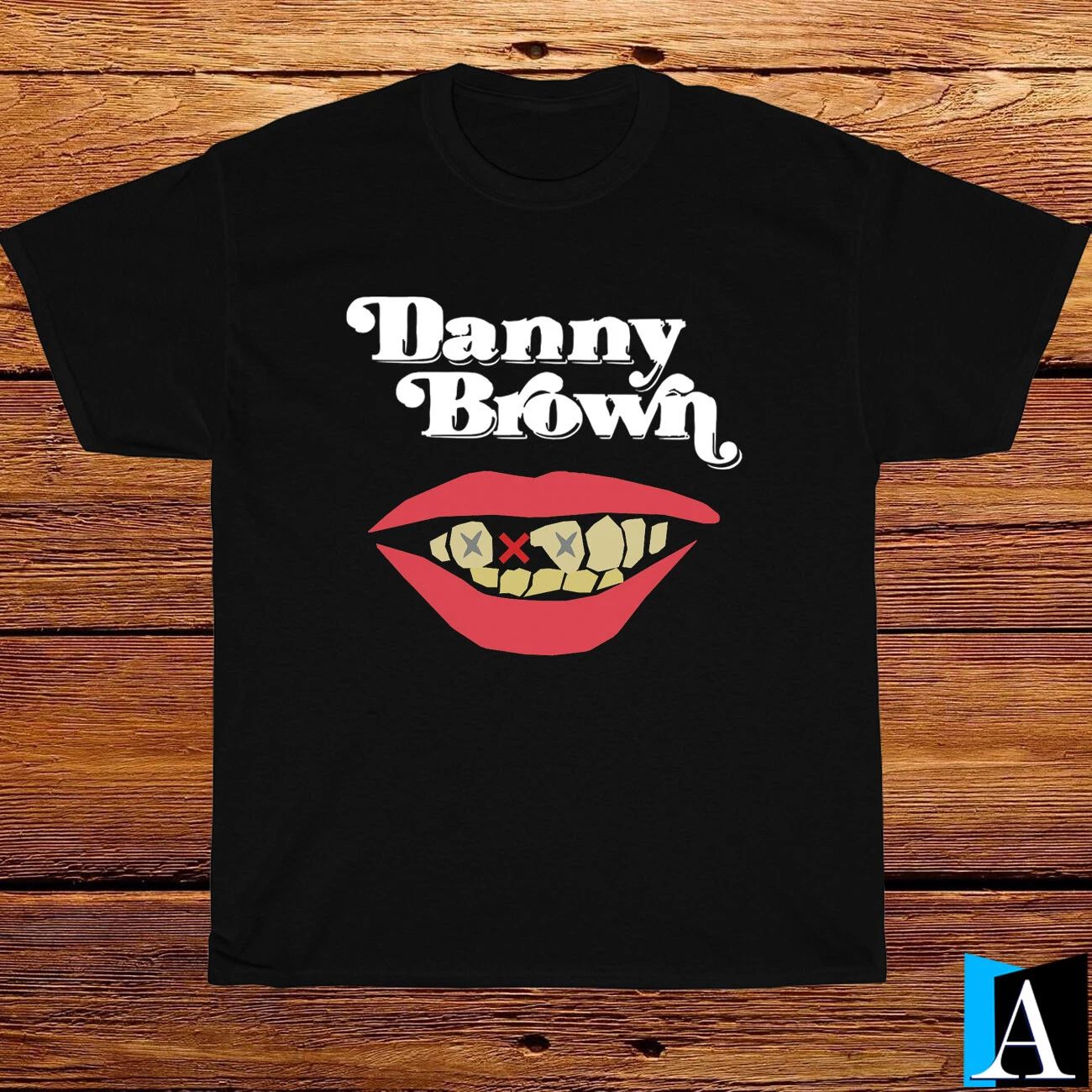 New Shirt Danny Brown Rapper Hip Hop Logo Black/ Navy/ Grey T-Shirt Size S-5XL