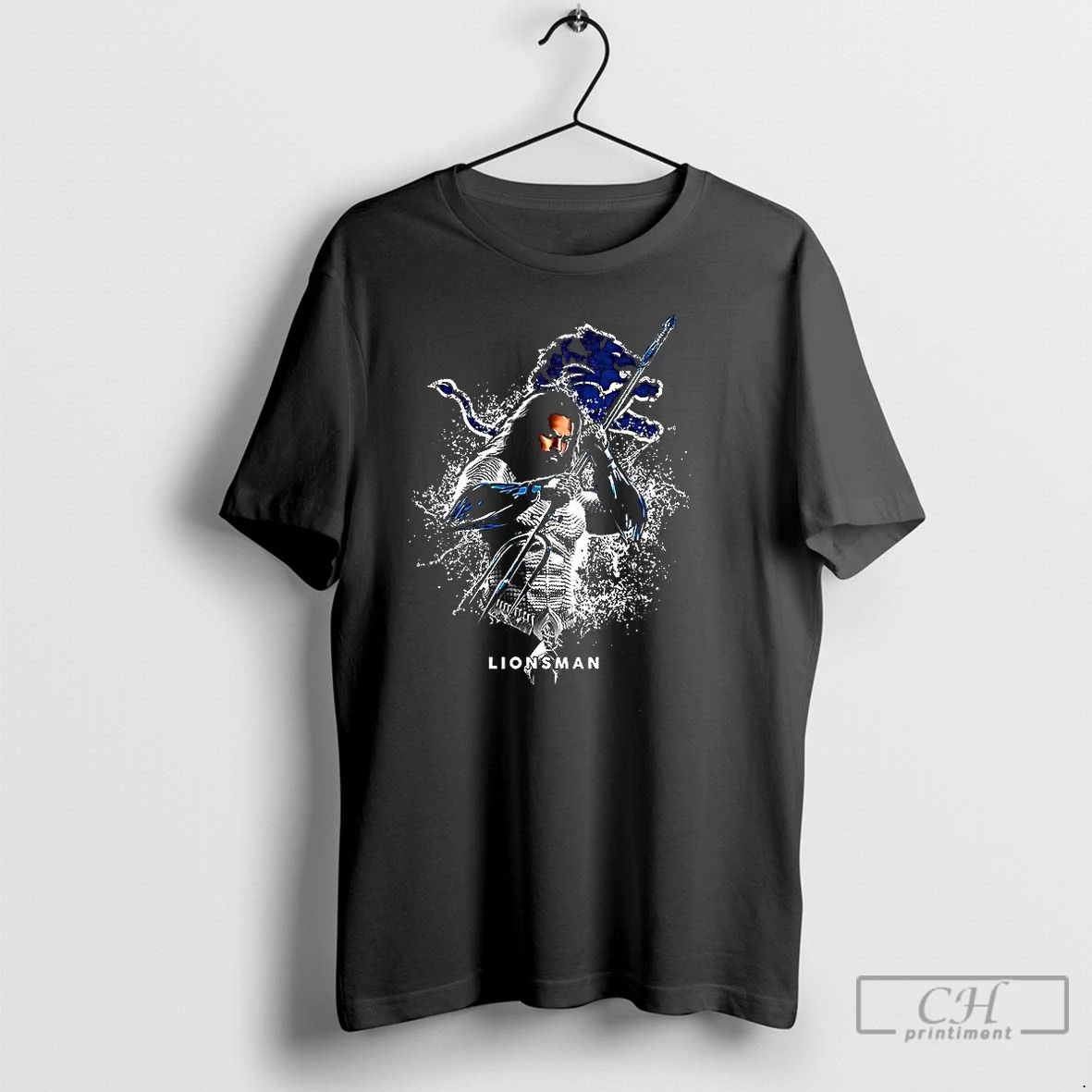 Premium Lionsman Detroit Lions Football X Aquaman Superhero T Shirts