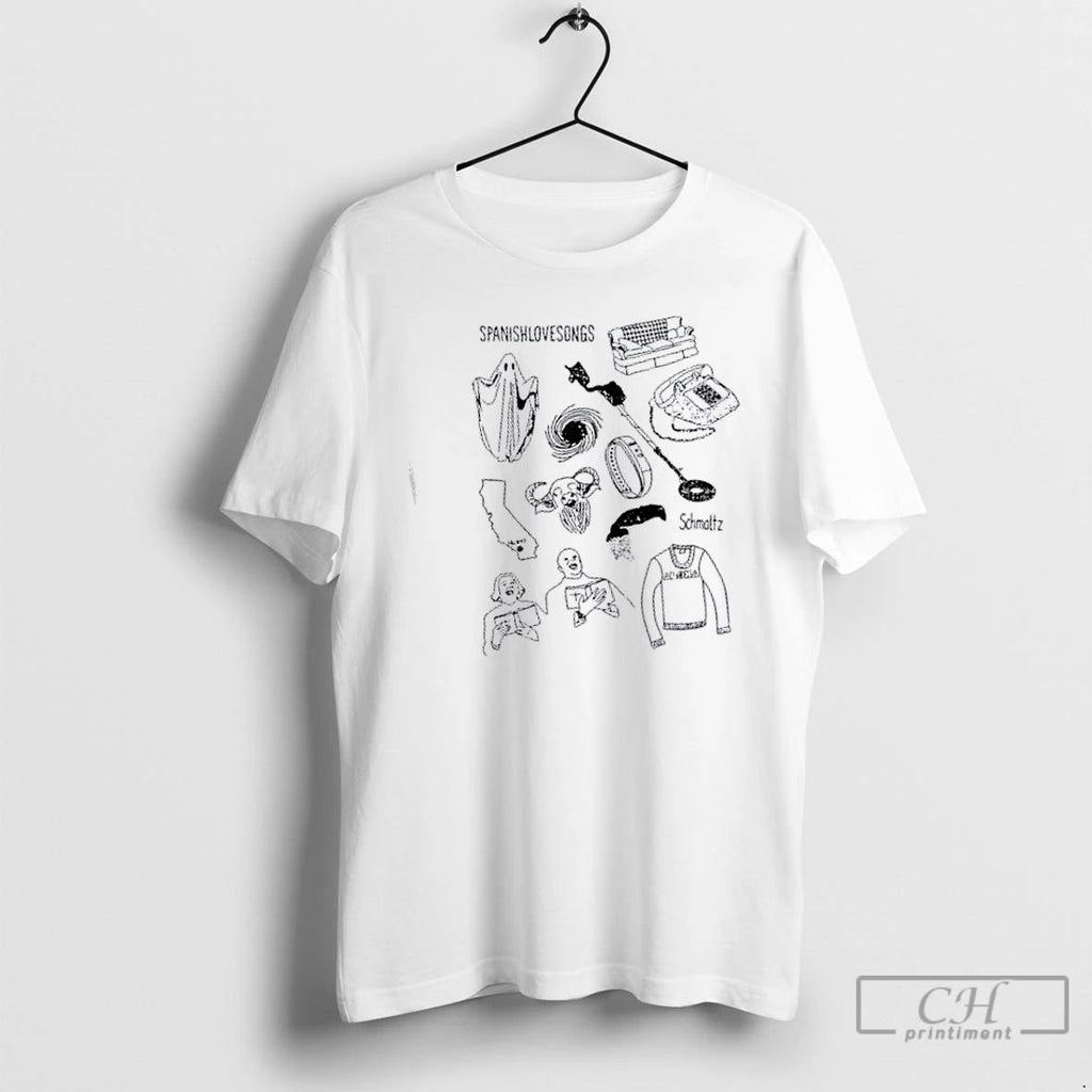 Classic Spanish Love Songs Schmaltz Illustrations T Shirts