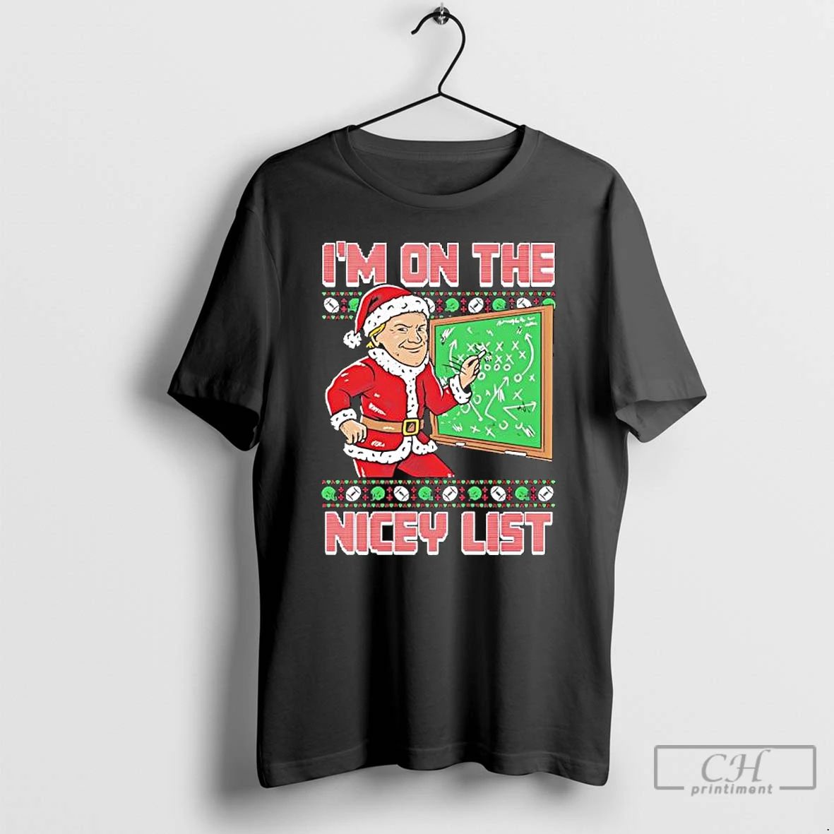 Premium Im On The Nicey List Ugly Christmas T Shirts