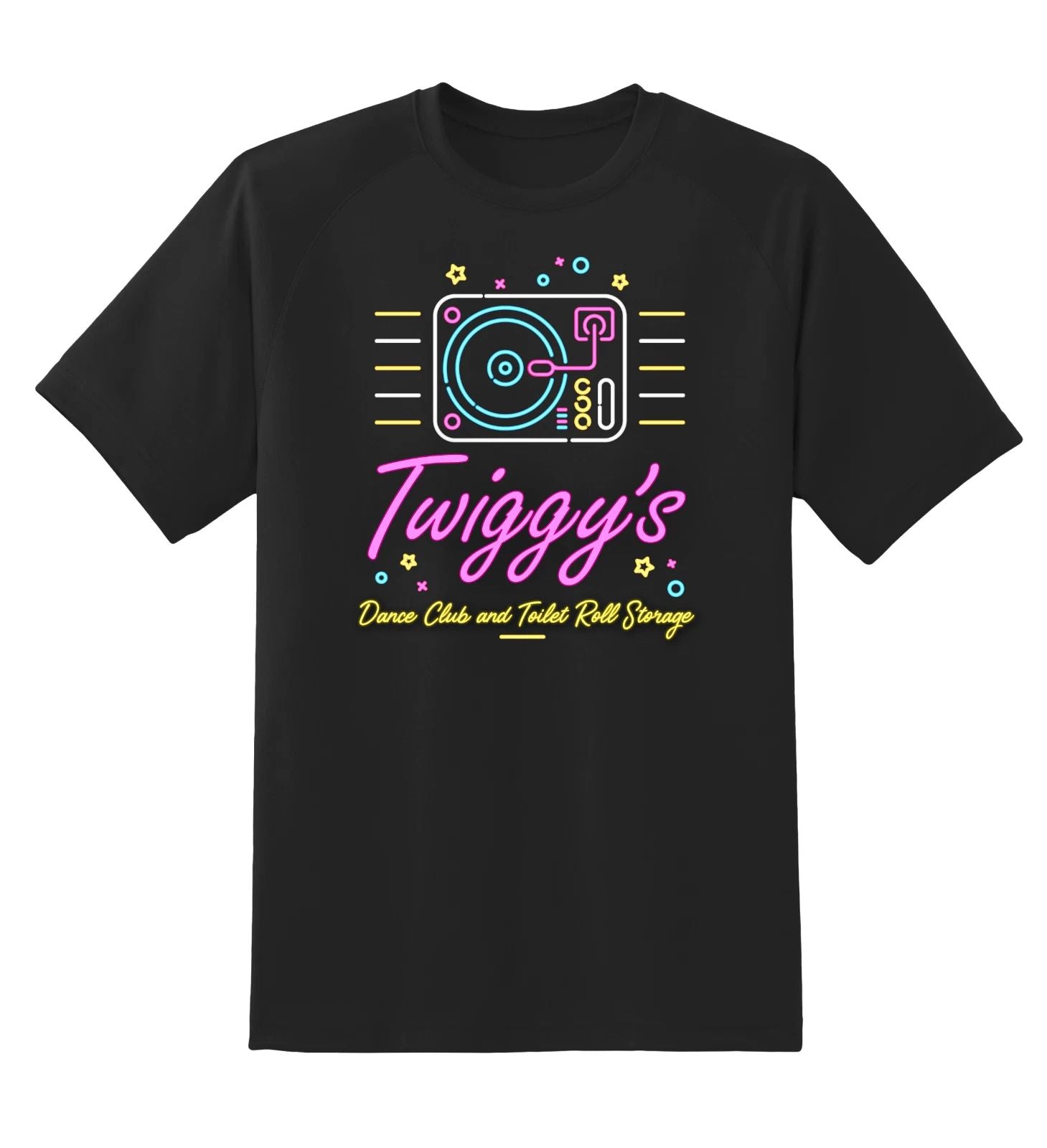 TWIGGY's Dance Club Retro Unisex T-Shirt - Men's, Women's - Karl Pilkington NEW!