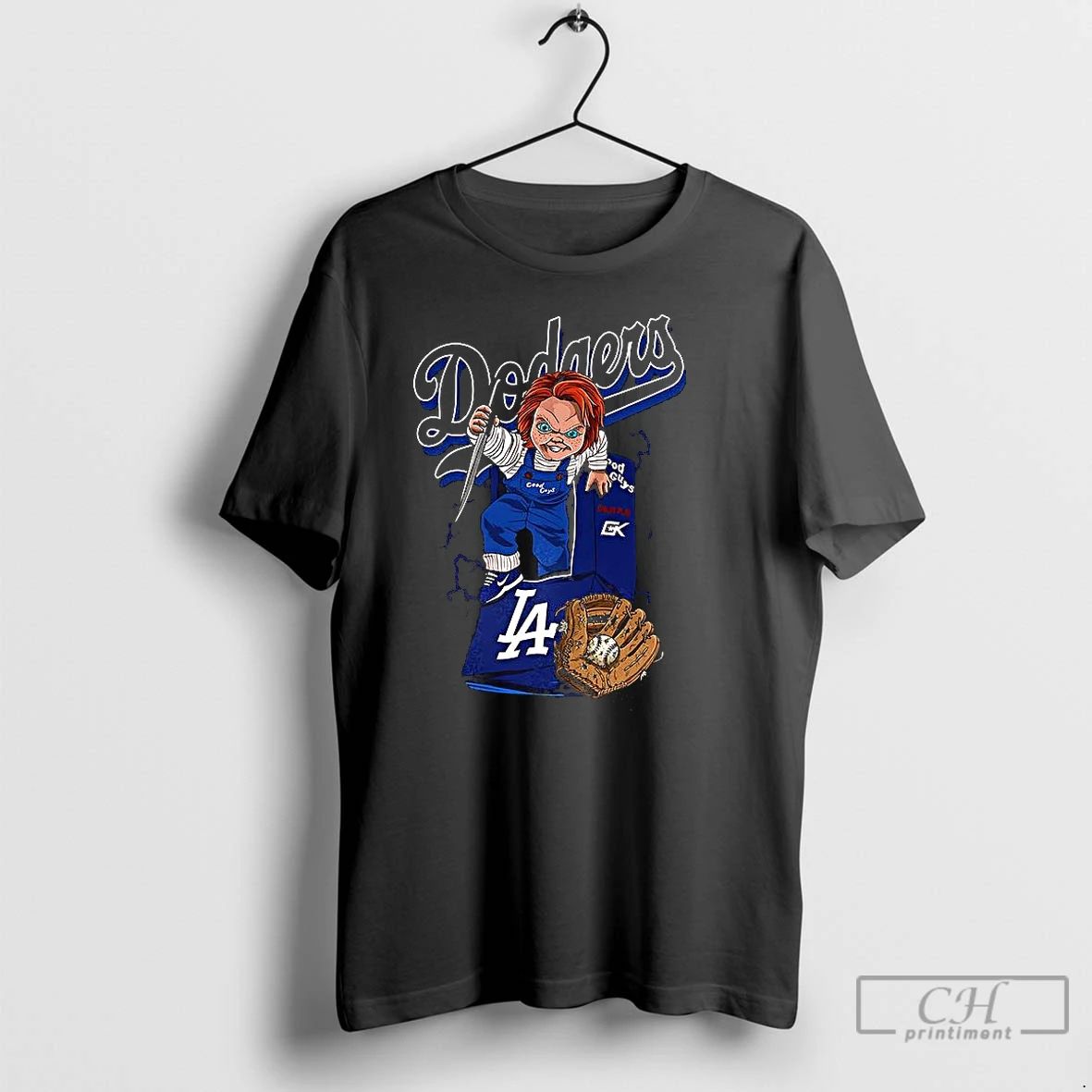 Classic Chucky Childs Play X Los Angeles Dodgers Mlb Halloween T Shirts