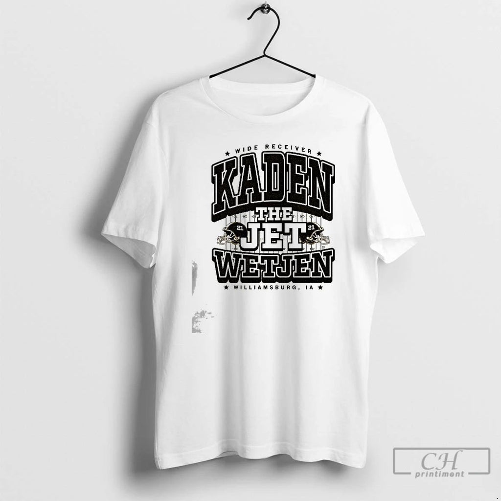 Classic Wide Receiver Kaden The Jet Wetjen Williamsburg Ia T Shirts