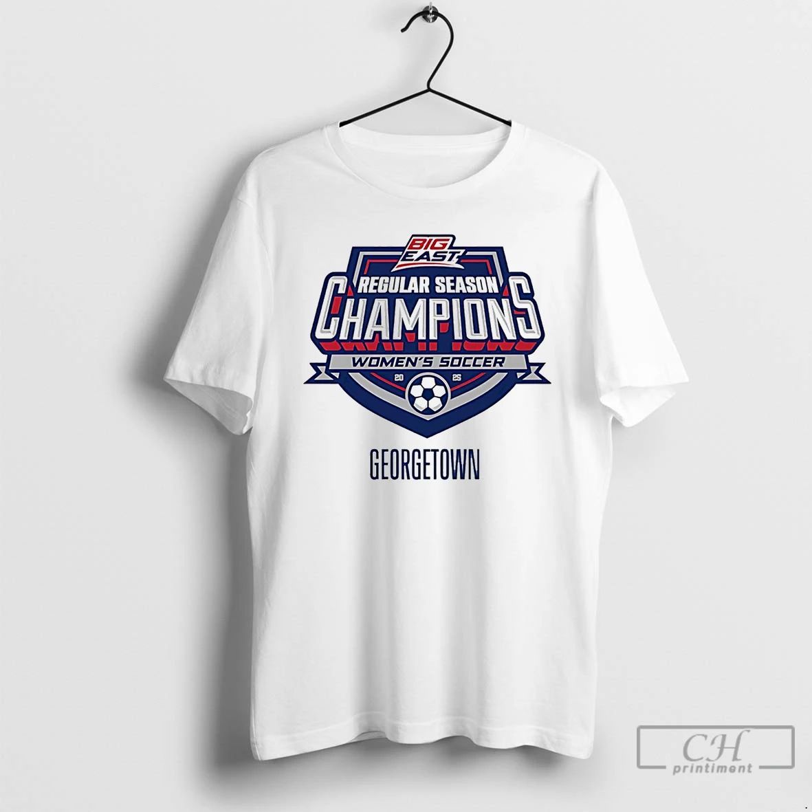 Premium Georgetown Womens Soccer 2025 Big East Regular Season Champions T Shirts