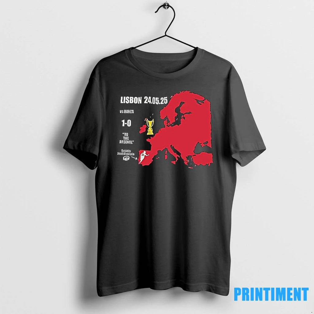 Lisbon Vs Barcelona We Went To Lisbon From North London Tshirts Sweater