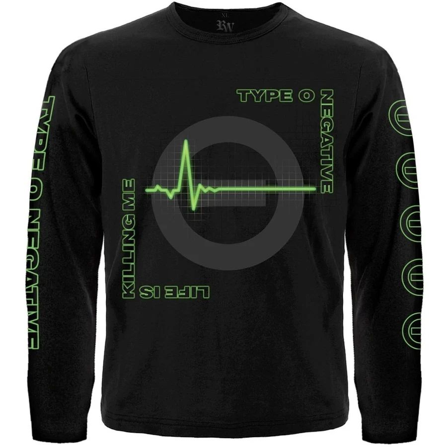 Type O Negative "Life Is Killing Me"  Long Sleeve Black T-Shirt carnivore