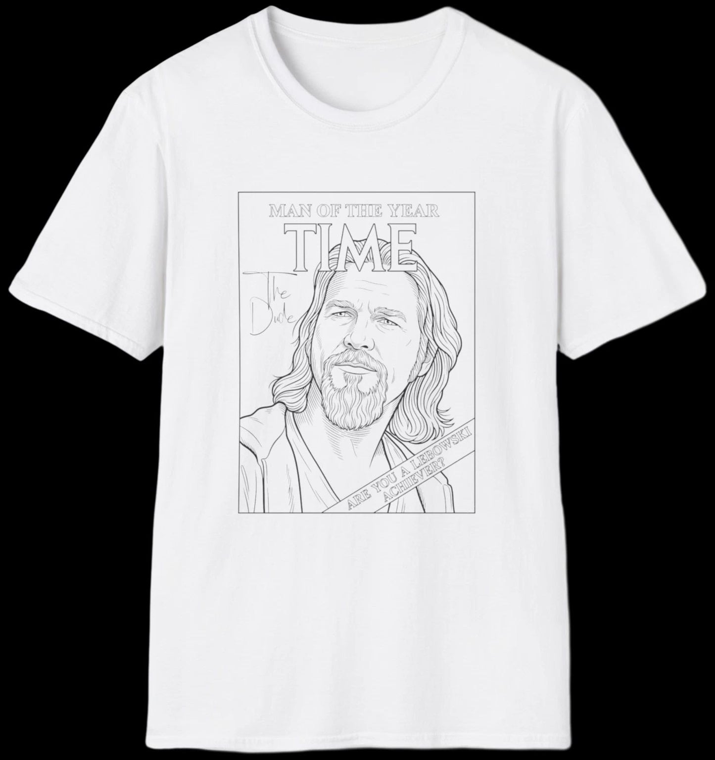The Dude Man of the Year T-Shirt | Lebowski Shirt | Softstyle Tee