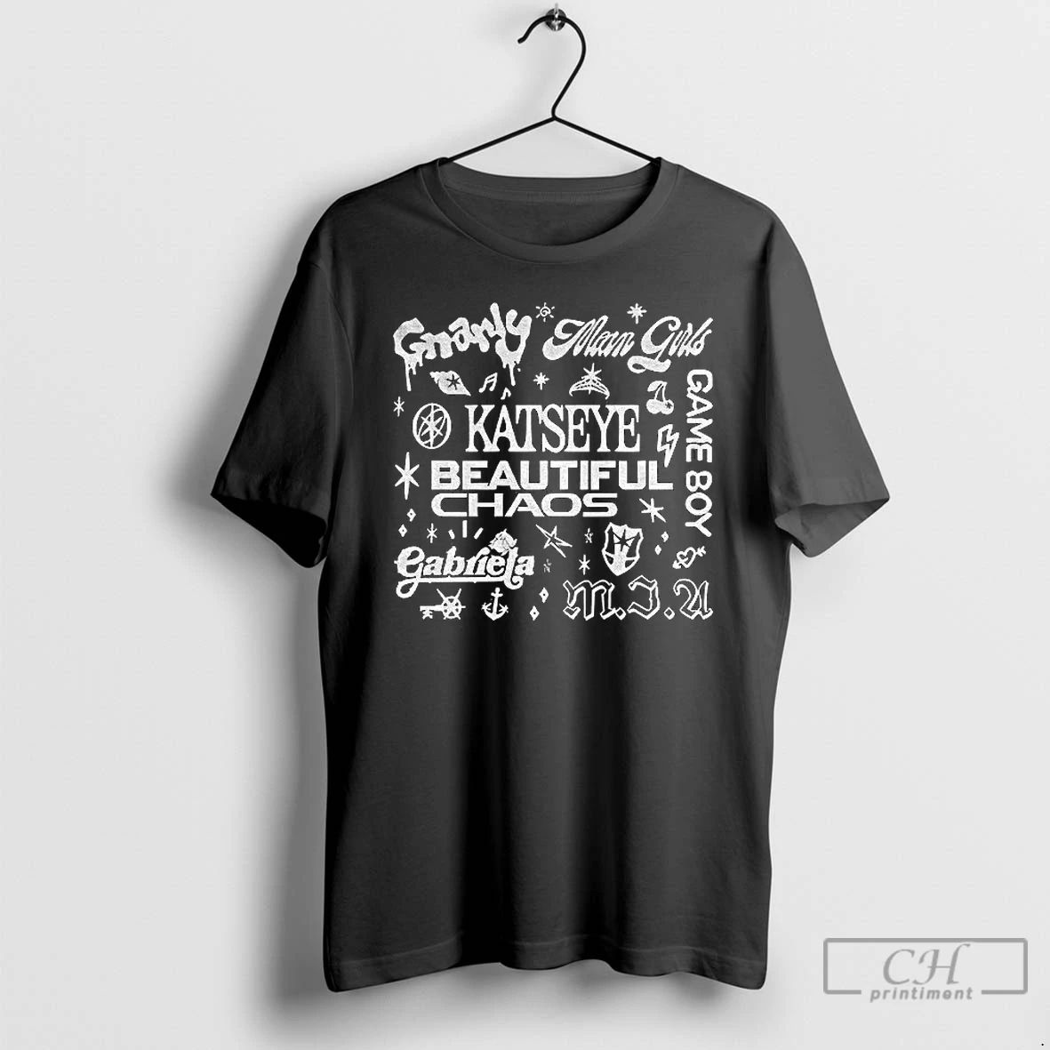 Classic Katseye Tour Beautiful Chaos T Shirts