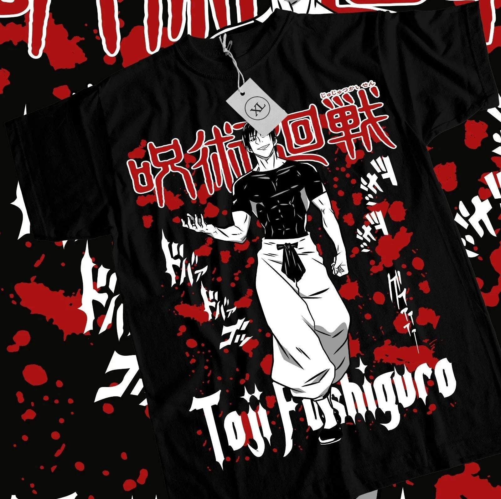 Fushiguro Toji Jujutsu Kaisen T-shirt Anime Manga Unisex