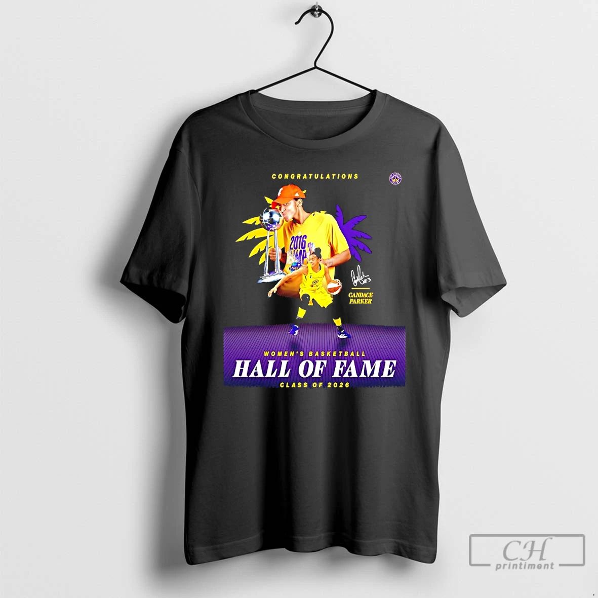 Classic Candace Parker Los Angeles Sparks Hall Of Fame Class Of 2026 T Shirts