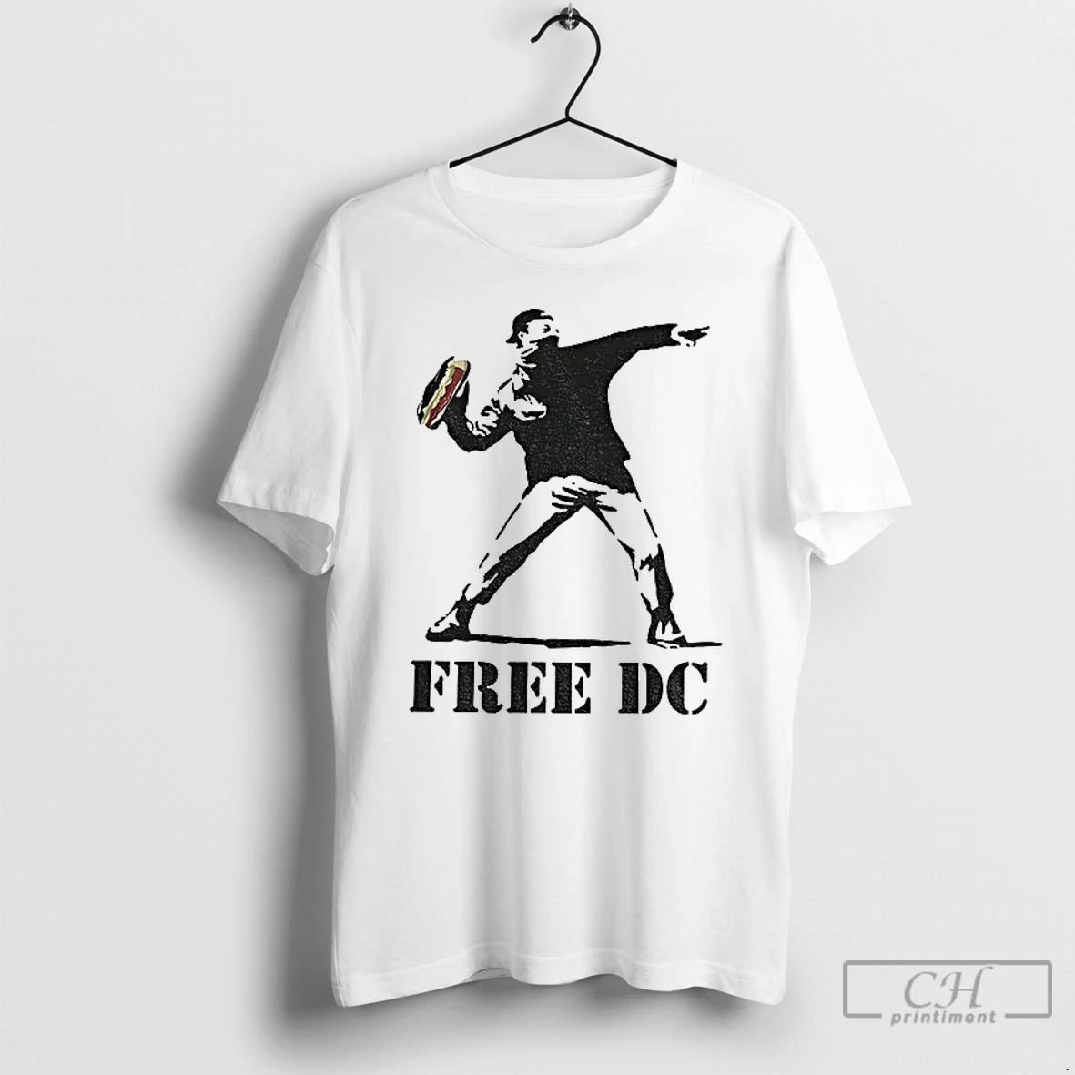 Premium Sandwich Guy Banksy Inspired Free Dc T Shirts