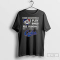 Classic Some Grandmas Play Bingo Real Grandmas Watch Chicago Cubs Baseball Diamond Heart T Shirts