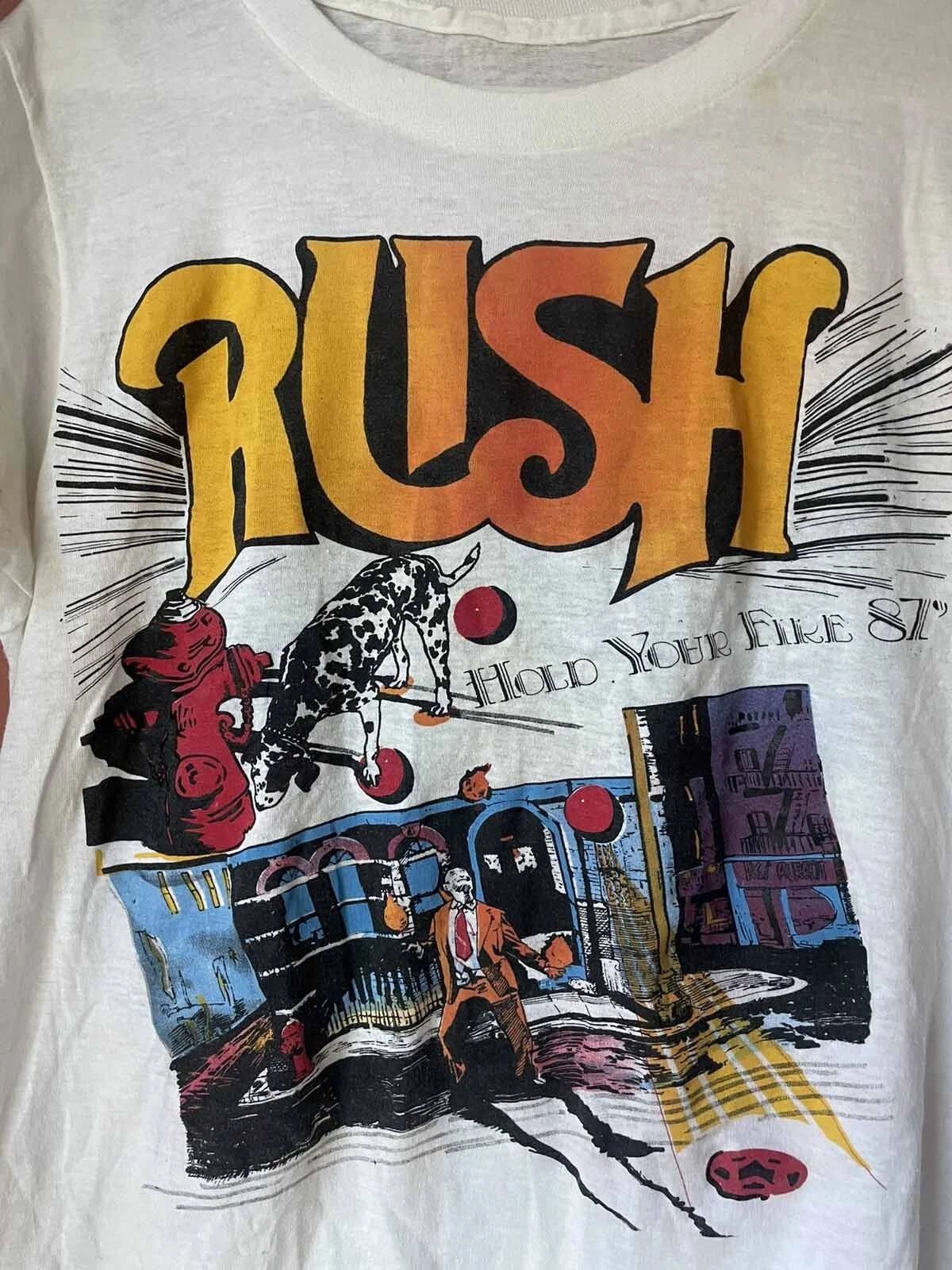 Hold Your Fire Rush Band Rush Shirt White Unisex S-5XL 1S0240