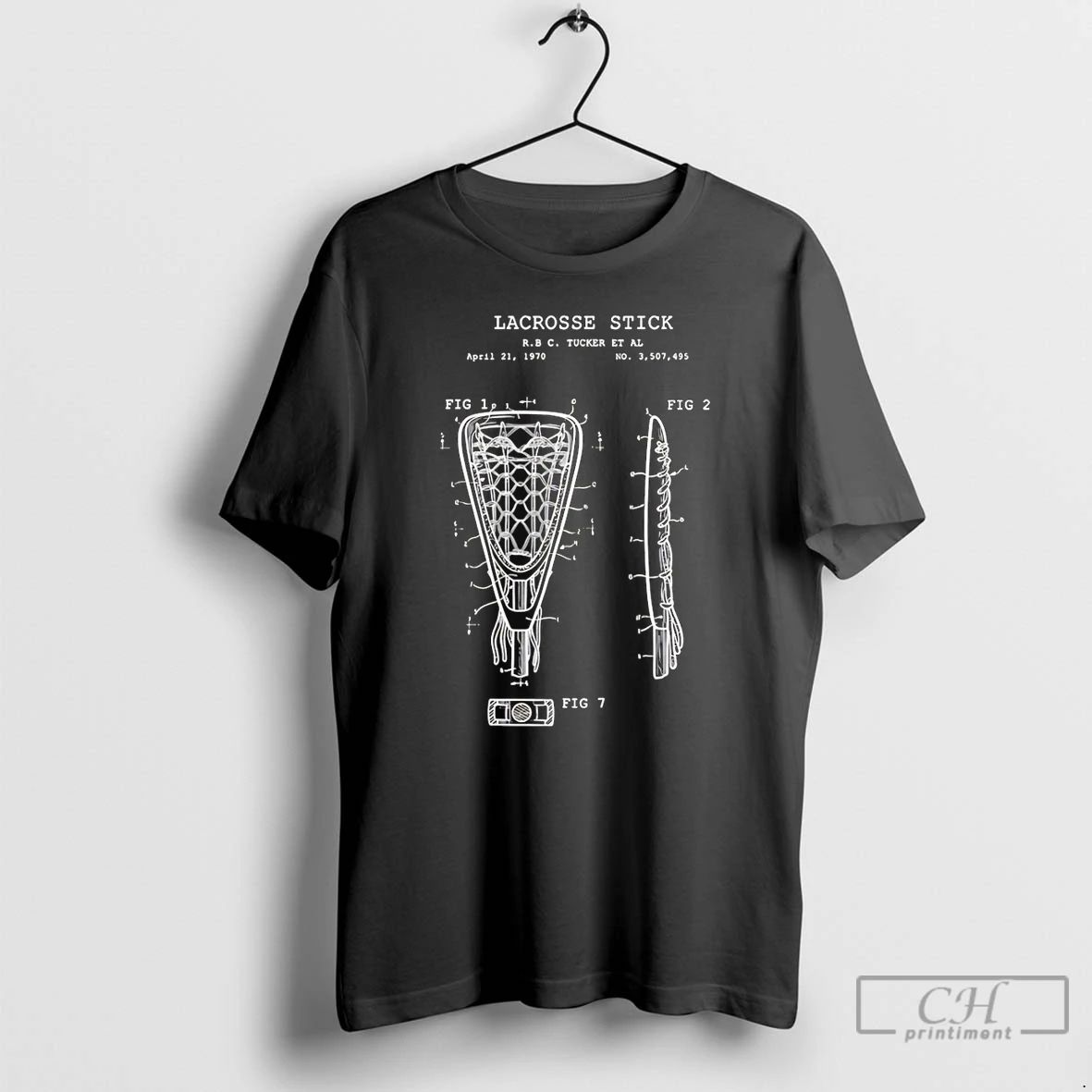 Classic Lacrosse Stick Rbc Tucker Et Al Paint T Shirts