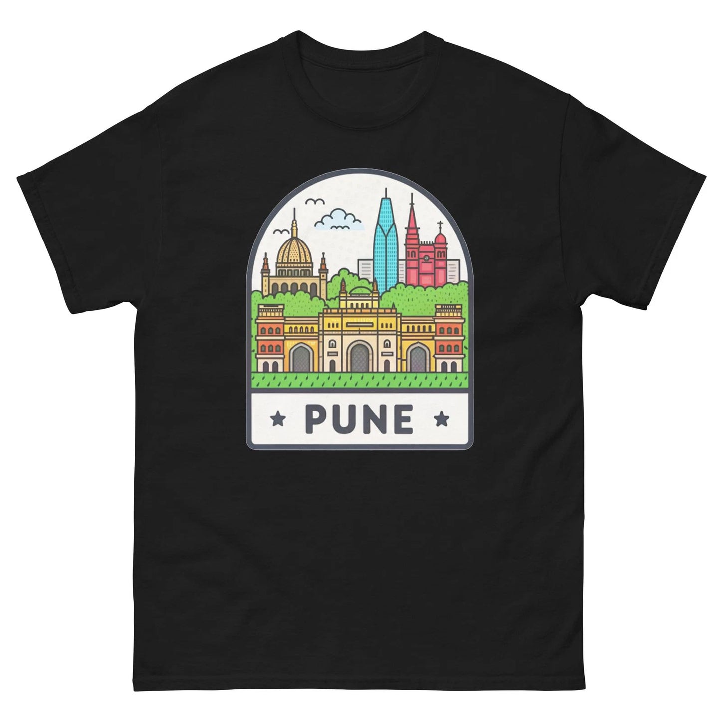 Pune World Travel Urban Area City T-Shirt
