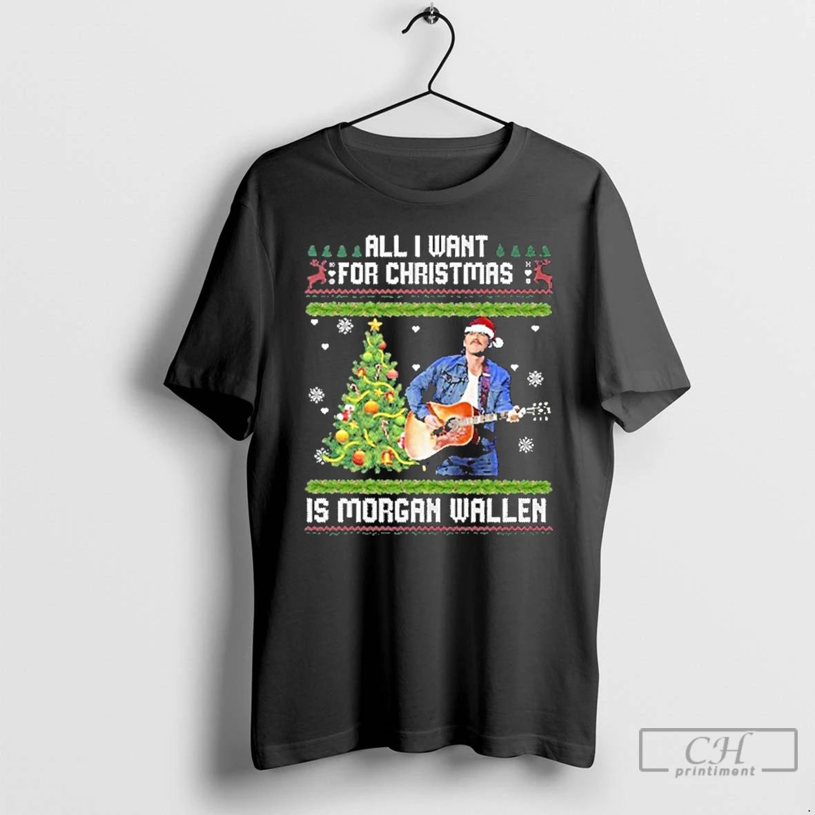 Premium All I Want For Christmas Is Morgan Wallen 2025 T Shirts