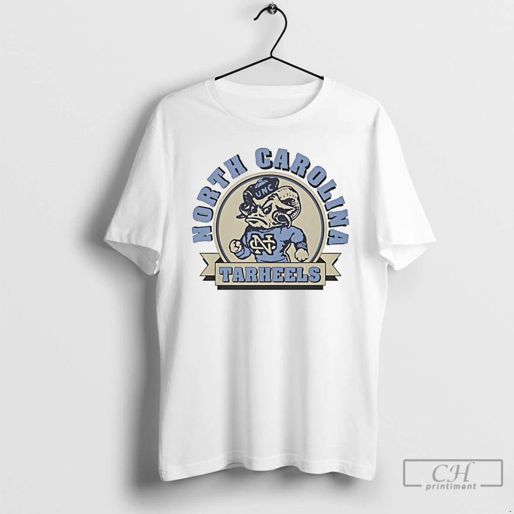 Premium North Carolina Tar Heels Football Mascot Logo T Shirts