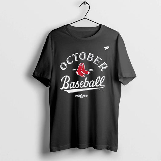 Boston Red Sox October Baseball 2025 Postseason Tshirts Sweater