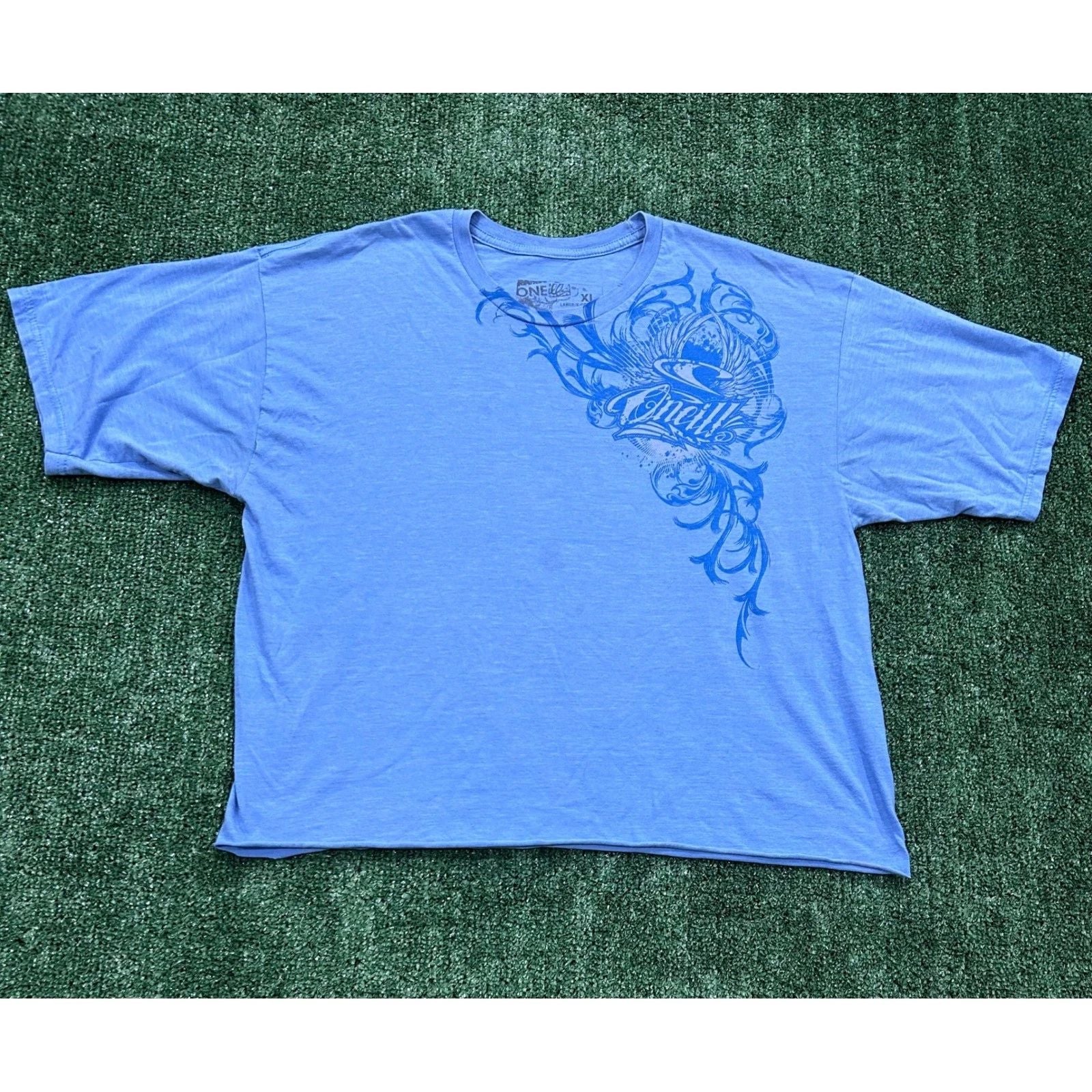 O'Neill Graphic T Shirt Mens XL Blue Short Sleeve Casual Top #248