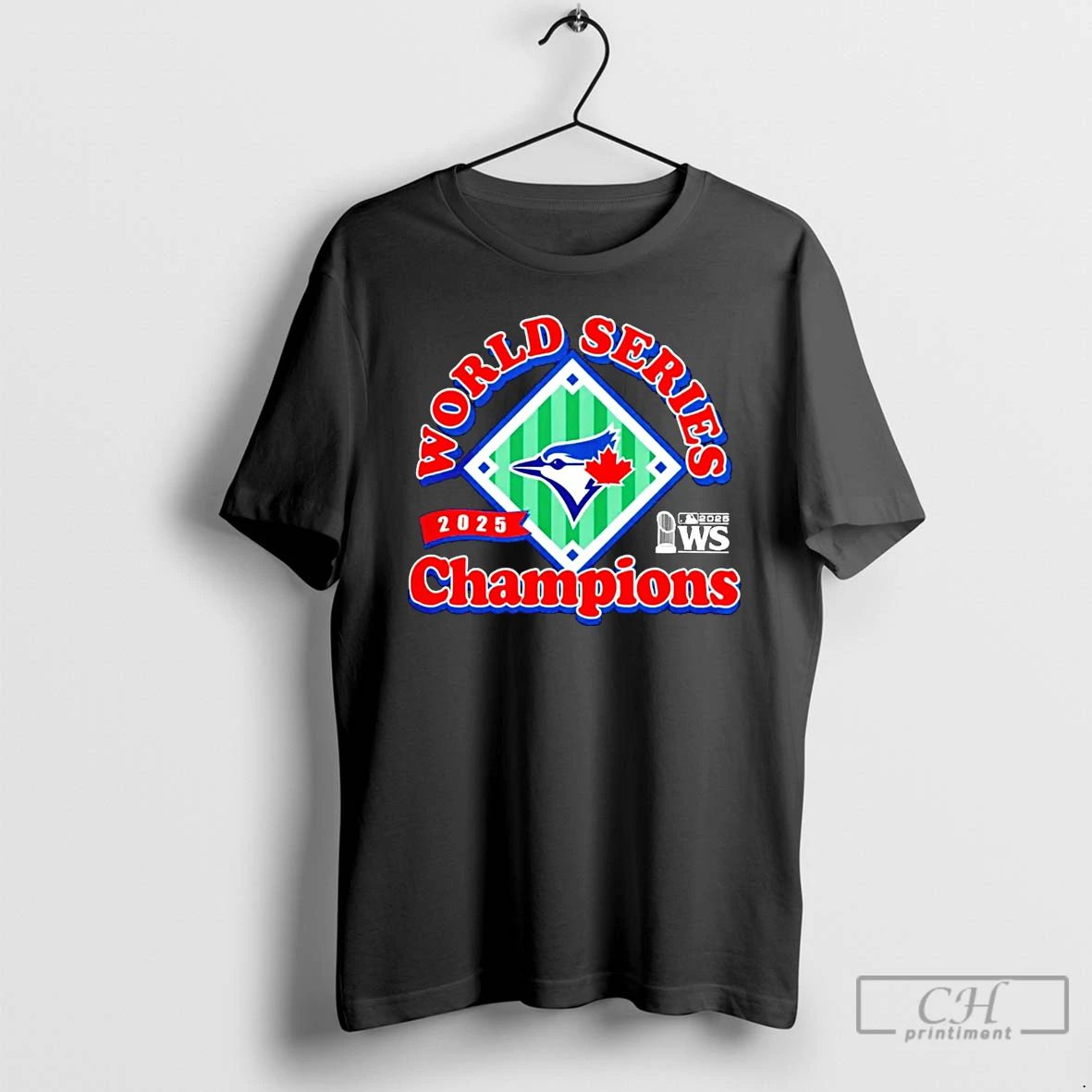Classic Toronto Blue Jays 2025 World Series Champions Ws Mlb Trophy T Shirts