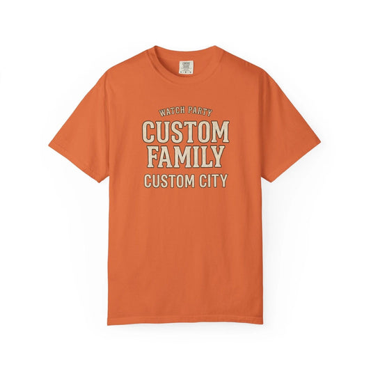 Custom Watch Party Family Shirt | Personalized City Soccer Event Tee | Comfort